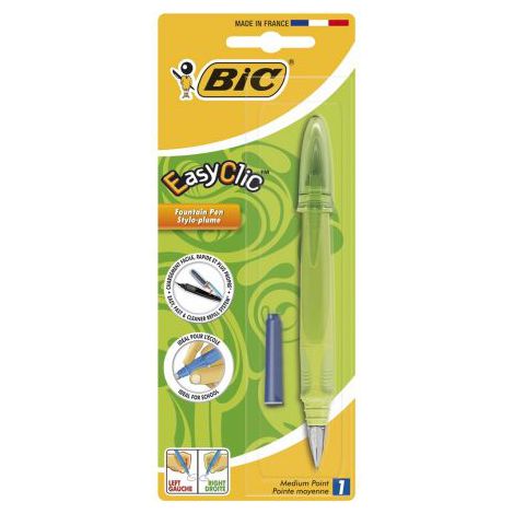 Pióro wieczne Bic Easy Clic Zielone